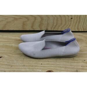 Rothy's Flats Womens 6.5 Gray The Loafer Slip Ons Shoes